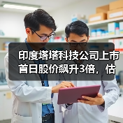 塔塔科技上市首日暴涨180% 估值超同行成印度IPO新标杆 塔塔科技上市首日暴涨180% 估值超同行成印度IPO新标杆